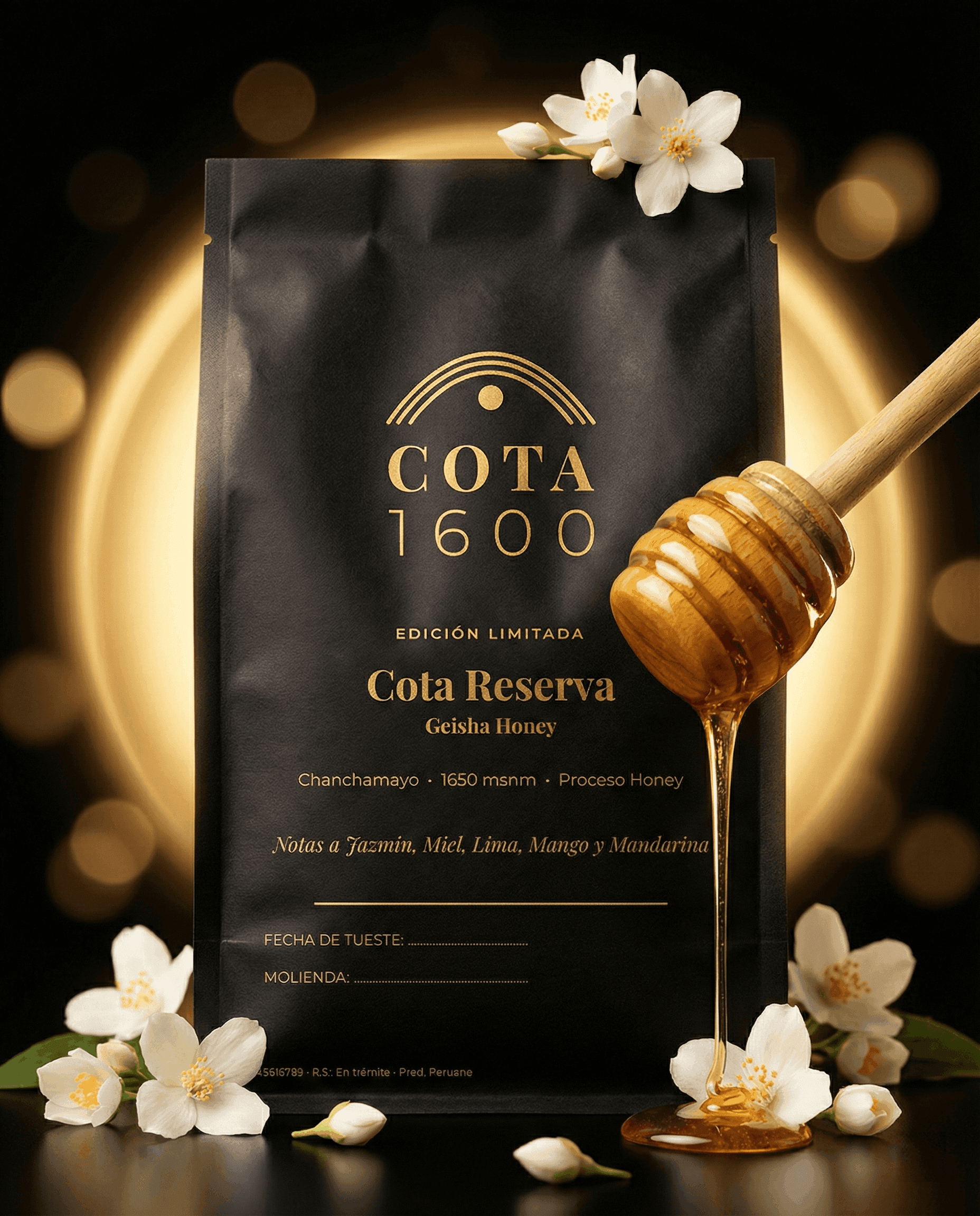 Bolsa de café Cota Reserva Geisha Honey 250g — edición limitada, proceso honey
